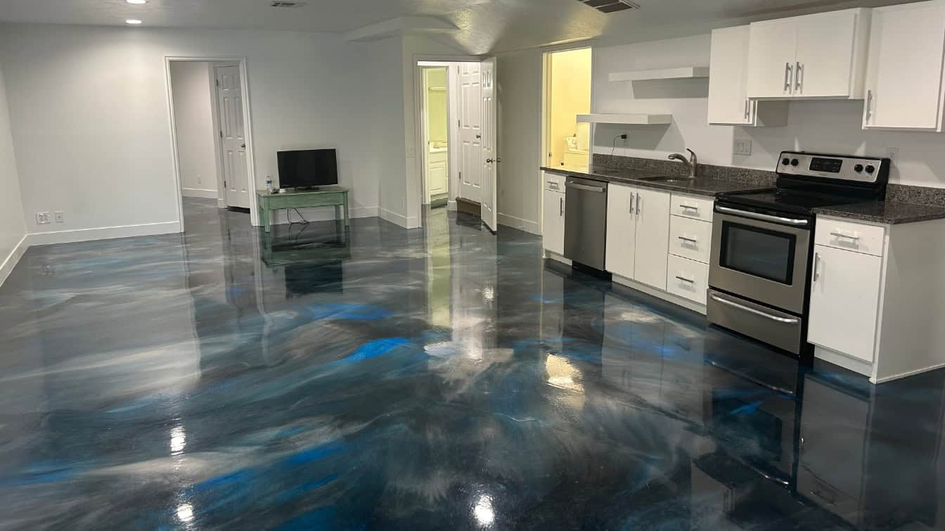 Metallic Epoxy Flooring St. George UT