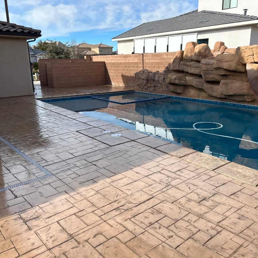 Pool Deck Non-Slip Concrete Coatings