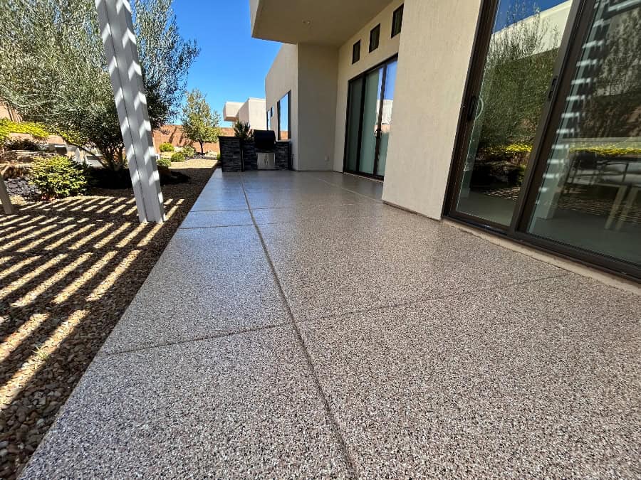 epoxy patio deck st george ut