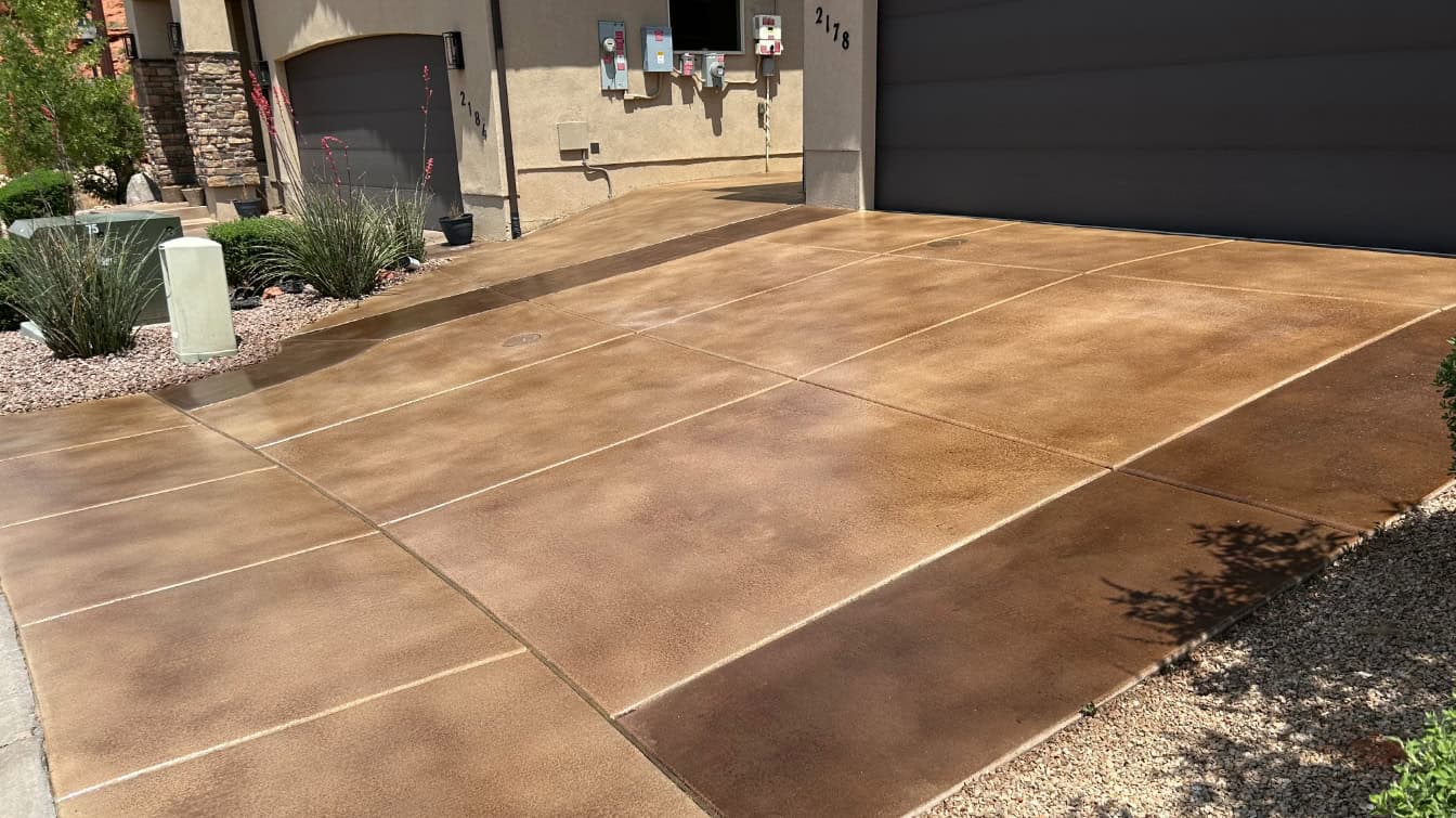 concrete staining st. george